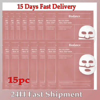 5/10/15/20 Bio Collagen Face Mask Shrink Pores Deep Hydrating Moisturizing Split Mask Firming Nourish Brighten Facial Skin Care