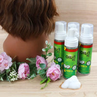 Wrap Foam Mousse With Brush Comb Olive Oil Foaming Mousse For Braids Curls Waves All Hairstyle Tames Frizz Mousse/Setting