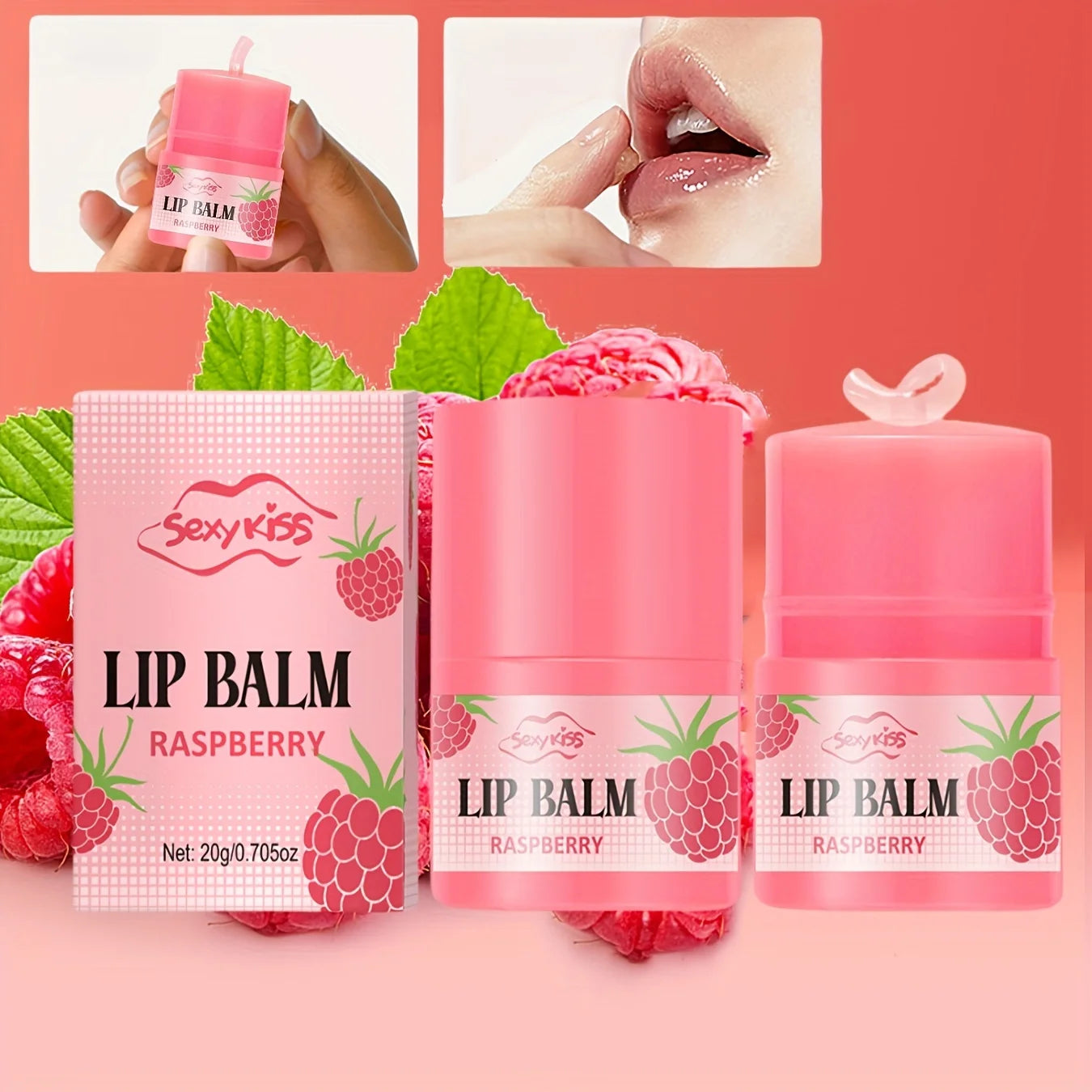 Moisturizing lip balm 20g Moisturizes dry lips, brightens lip color, softens dead skin, highly hydrates and smoothes lip skin