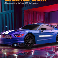 New 1:24 RC drift vehicle, Mustang 4WD cars, racing car with remote control, gift, competition racing car, children's toy