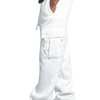 Men Cargo Loose Pants Spring Summer Male Retro Vintage Full Loose Wide Leg Pant LXDZ-ZL-5