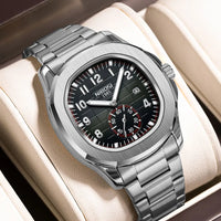 NIBOSI Brand Luxury Mens Watch Waterproof Luminous Digital Design Quartz Watch Casual Belt Date Watches For Men reloj hombre