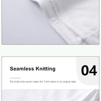 Men's 230g Heavy Cotton Short-sleeved T-shirt Men Pure Cotton Loose Solid Color Bottoming Shirt Trendy Man T-shirt Tops Clothes