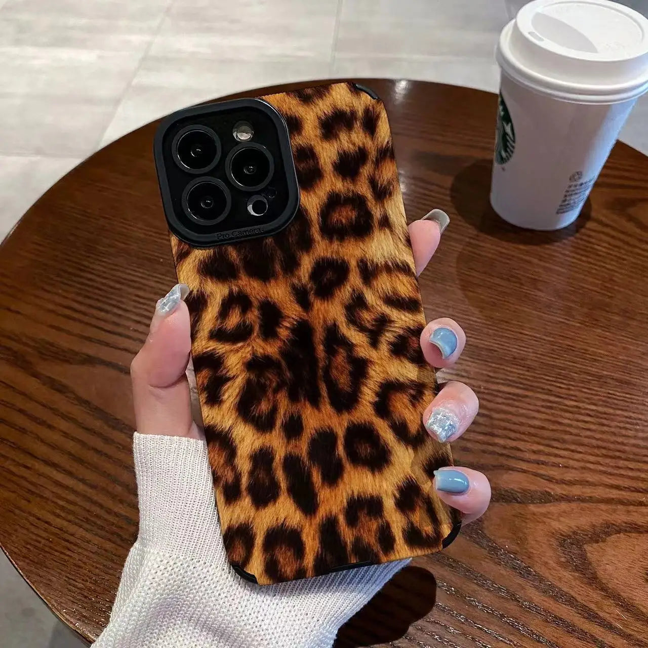 Fashion Soft Phone Cases For iPhone 13 12 MINI 11 14 15 16 Pro Max XS Max XR 7 8 Plus Leopard Pattern Silicone Case Back Cover