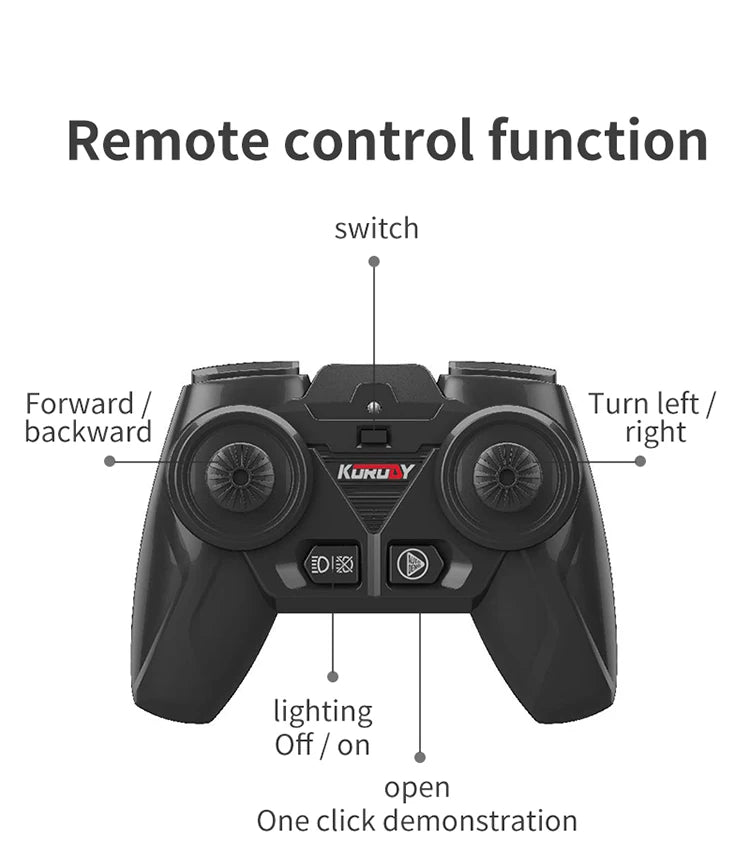 RC Farm Tractors Car 1/24 Radio Controlled Cars and Trucks 2.4G with Light Simulated Engineering Truck Model Toys for Children