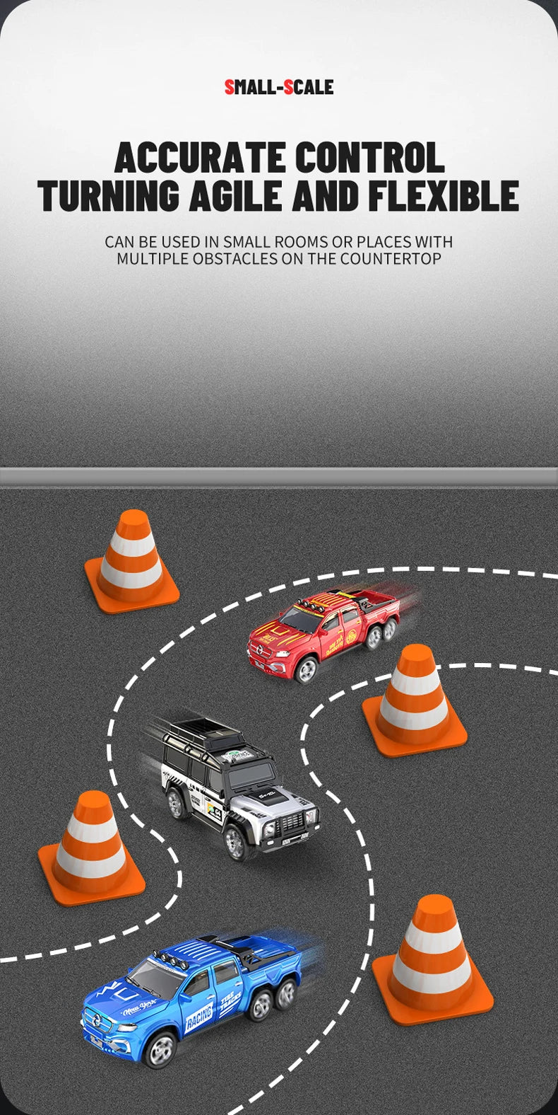 New RC Car MINI Alloy 1/64 Remote Control Car Convenient to Carry 60 Minutes of Work Time Children's Gifts Electronic Toys