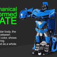 Electric RC Car 2 In 1 Transformation Robots Sports Vehicle Model Robots Boys Toys Remote Cool RC Deformation Cars Kid Toy Gifts