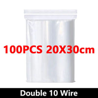 Small Zip Lock Plastic Bags Reclosable Transparent Bag Vacuum Storage Bag Ziplock Food Storage Bags Plastic Zip bag Sealing bag