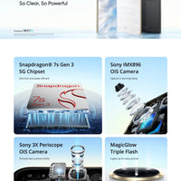 Chinese version realme 14 Pro Plus 5G NFC Snapdragon 7S Gen 3 Octa Core 6000mAh Battery 80W SUPERVOOC 50MP Smartphone Unlocked