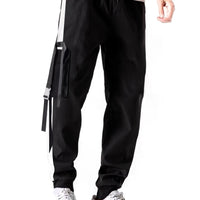 Classic Design Multi Pocket Cargo Pants, Men's Casual Loose Fit Drawstring Cargo Pants/Joggers For Spring Summer Outdoor