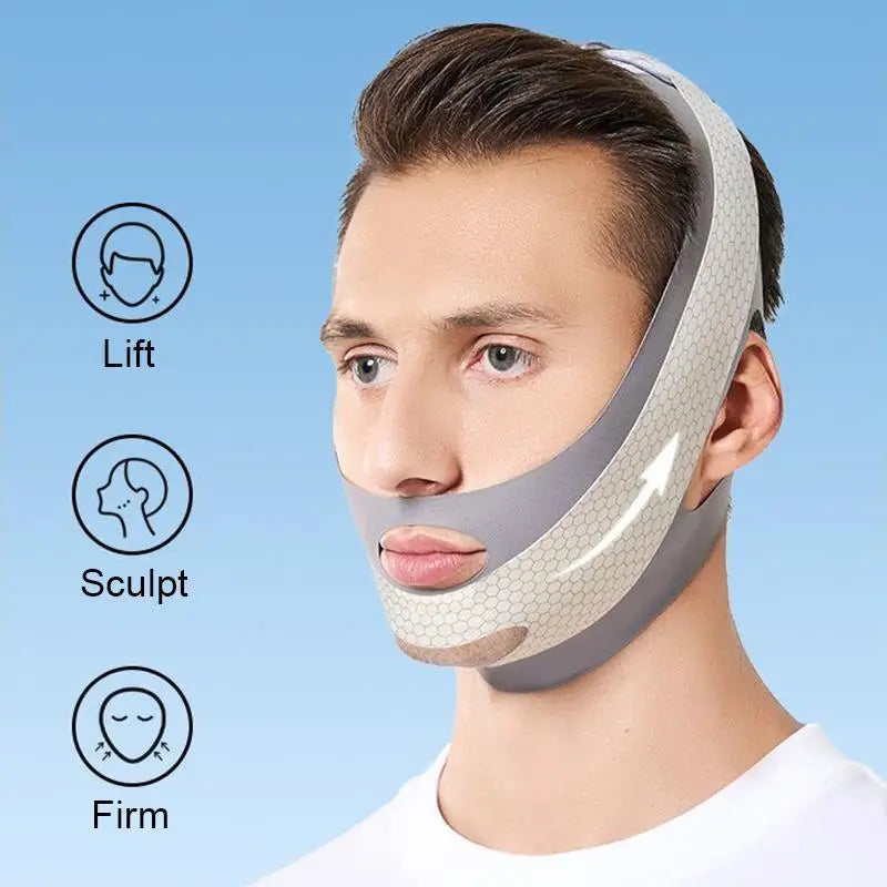 Double Chin Face Mask Facial Thin Face Mask Slimming Bandage Skin Care Belt Shape Lift Reduce Face Thinning Slimmer For Men