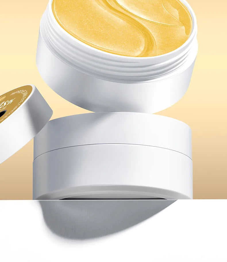 60pcs SADOER Golden Snail Eye Mask Anti Dark Circles Remove Eyes Bags Firming Hydrating Patches Beauty Skin Care