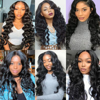 Brazilian Loose Wave Hair Bundles Virgin Human Hair 1/3/4 /PCS Natural Color Hair Extensions Wholesale Price For Black Women