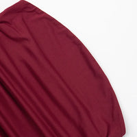 Mozision Off-shoulder Strapless Pleated Sexy Maxi Dress Women Fashion Backless Sleeveless High Waist Ruched Long Dress Elegant