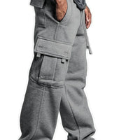 Men Cargo Loose Pants Spring Summer Male Retro Vintage Full Loose Wide Leg Pant LXDZ-ZL-5