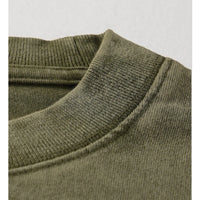 ZODF New Summer Batik Washed T-Shirts For Men Unisex Retro Loose High Street 275gsm Cotton T Shirt Brand Design HY0594