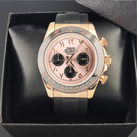 39.3mm VK63 Men's watch Arabian Dial customized Men's watch Luxury Quartz watch man VK63 Sport Chronograph Sapphire Glass watch