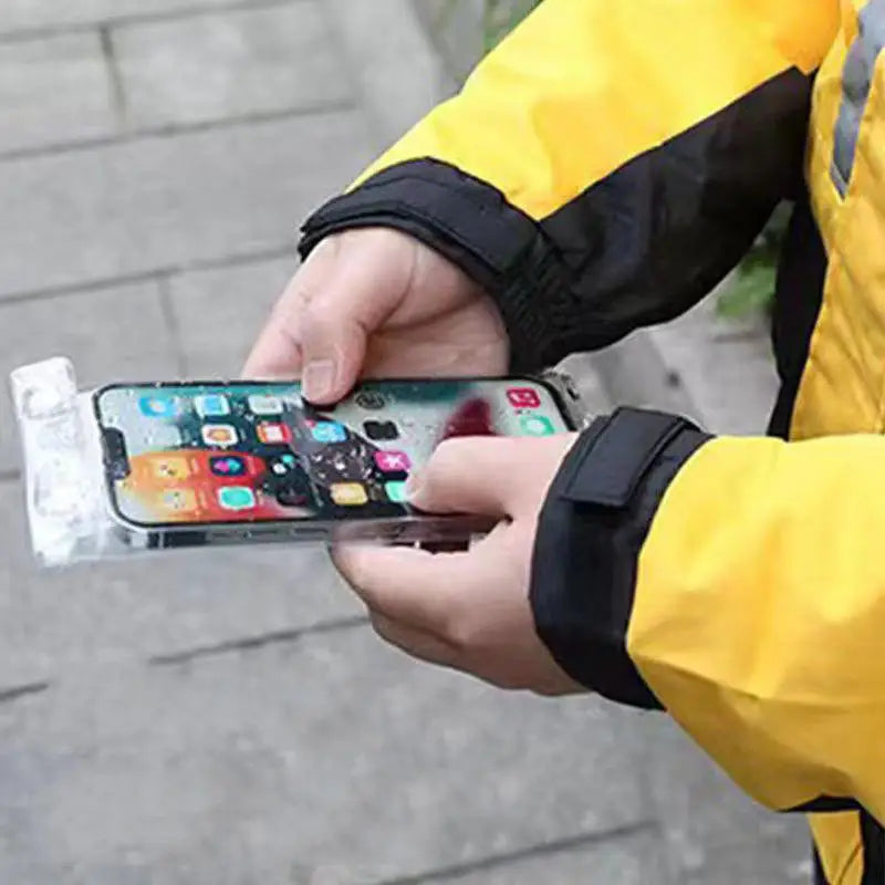 Waterproof Transparent Mobile Phone Cases Portable Mobile Phone Protector Pouch Bag For Cycling Swimming Cellphone Protectors