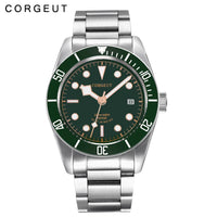 Custom Logo Diy NH35 Movement 1612 Luxury 41mm Biwan Business Men Watches Automatic Mechanical Date Diving Waterproof Glow Watch