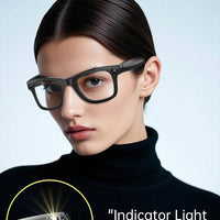 AI Smart Glasses 5 Million Pixels Recording Videos Photo Recognition Answer Translation 290mAh IP66 Waterproof Bluetooth Glasses