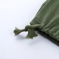 New Summer Men's Work Pants European and American Independent Station Foreign Trade Drawstring Multi-pocket Casual Trousers