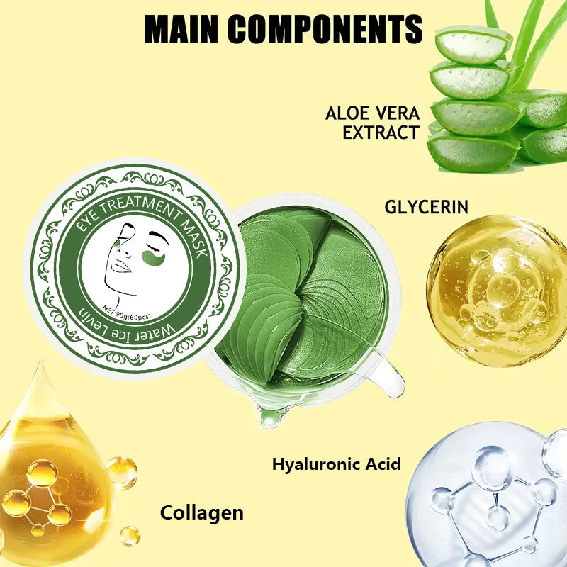 Eye Repair Mask - Repair Dark Circles, Puffy Eyes, Refreshing, Vitality, Travel, Wrinkles, 60 Pieces (1 Pack)