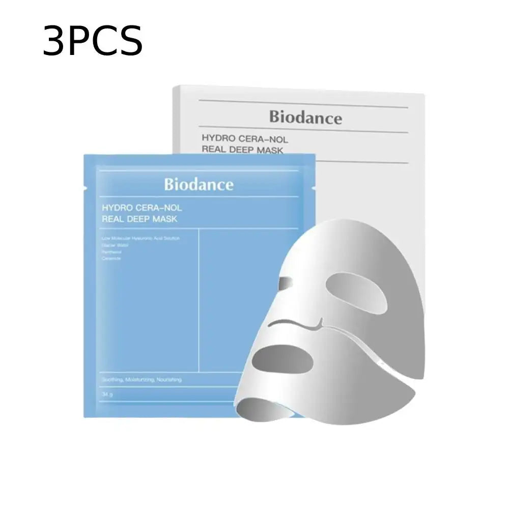 Biodance Professional Collagen Hydrating Mask - Deeply Hydrates Nourishes Brightens Firms Moisturizes Locks In Water Skincare