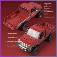 Rc Car MN82 1:12 Retro with LED Lights, Full Scale Analog LC79, Professional Four-wheel Drive Truck, Toy Truck Model RC