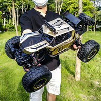 1/8 Large Rock Crawler RC Car 4×4 All Terrain RC Truck High -Speed RTR Alloy Off-Road Remote Control Car Children Toy Model