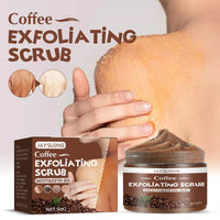 Coffee Scrub Body Exfoliating Black Pigment Cleansing Elbow Underarm Knee Reduces Rough Dull Dead Skin Scrub Cleansing Cream