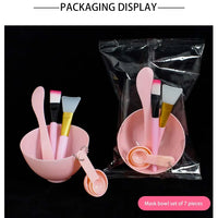 Face Mask Mixing Bowl Set DIY Facemask Mixing Tool with Silicone Mask Bowl Makeup Brushes Spatula Beauty Skin Care Beauty Health