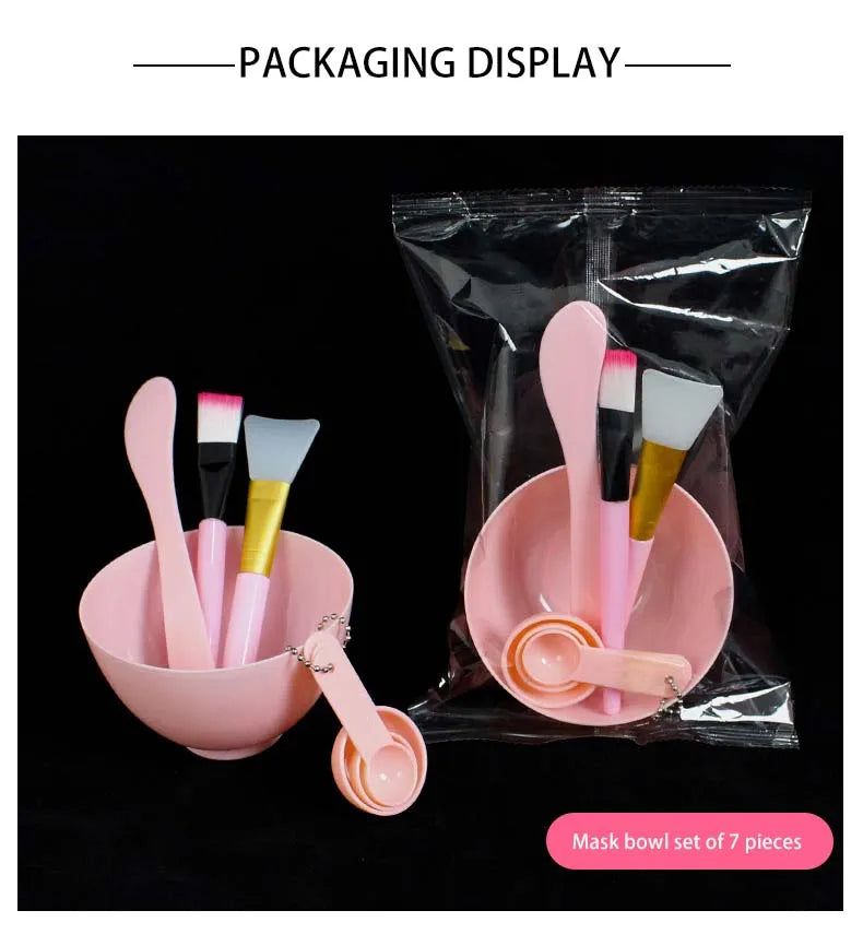 Face Mask Mixing Bowl Set DIY Facemask Mixing Tool with Silicone Mask Bowl Makeup Brushes Spatula Beauty Skin Care Beauty Health
