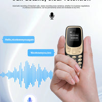 SERVO BM10 4G Mini Button Function Phone Speed Dial Auto Call Recorder Blacklist 2 SIM Small Mobile Phone Multilingual 2025 New