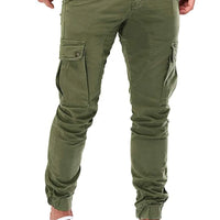 Men Pants Thin Fashion Casual Jogger Pants 2020 Streetwear Cargo Pants Men's Multi-pockets Trousers Fitness Gyms Sweatpants Mens