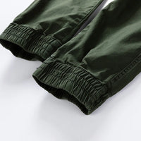 Spring and autumn trendy Cargo pants for men, slim, leggings, ruffian and handsome trousers, American multi bag pants, outdoor v