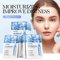 SADOER Hyaluronic Acid Facial Masks Face skincare Anti-aging Hydrating Moisturizing Anti Wrinkles Face Mask Skin Care Products