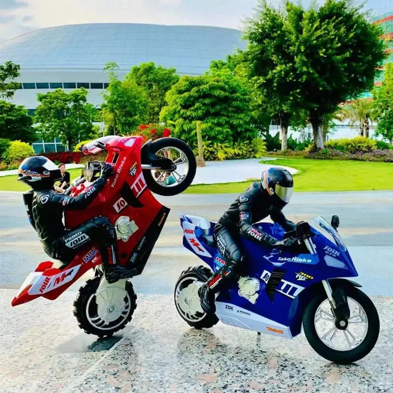 1/6 RC Motorcycle Rc Cars Self-stable Balance Standing on One Wheel Competitive Racing Drift Stunt Electric Motorcycle for Kids