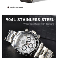 OUMASHI VK63 Man luxury panda watches Sports Quartz Watch Sapphire Stainless Steel Waterproof  Chronometer for vk63 Movement