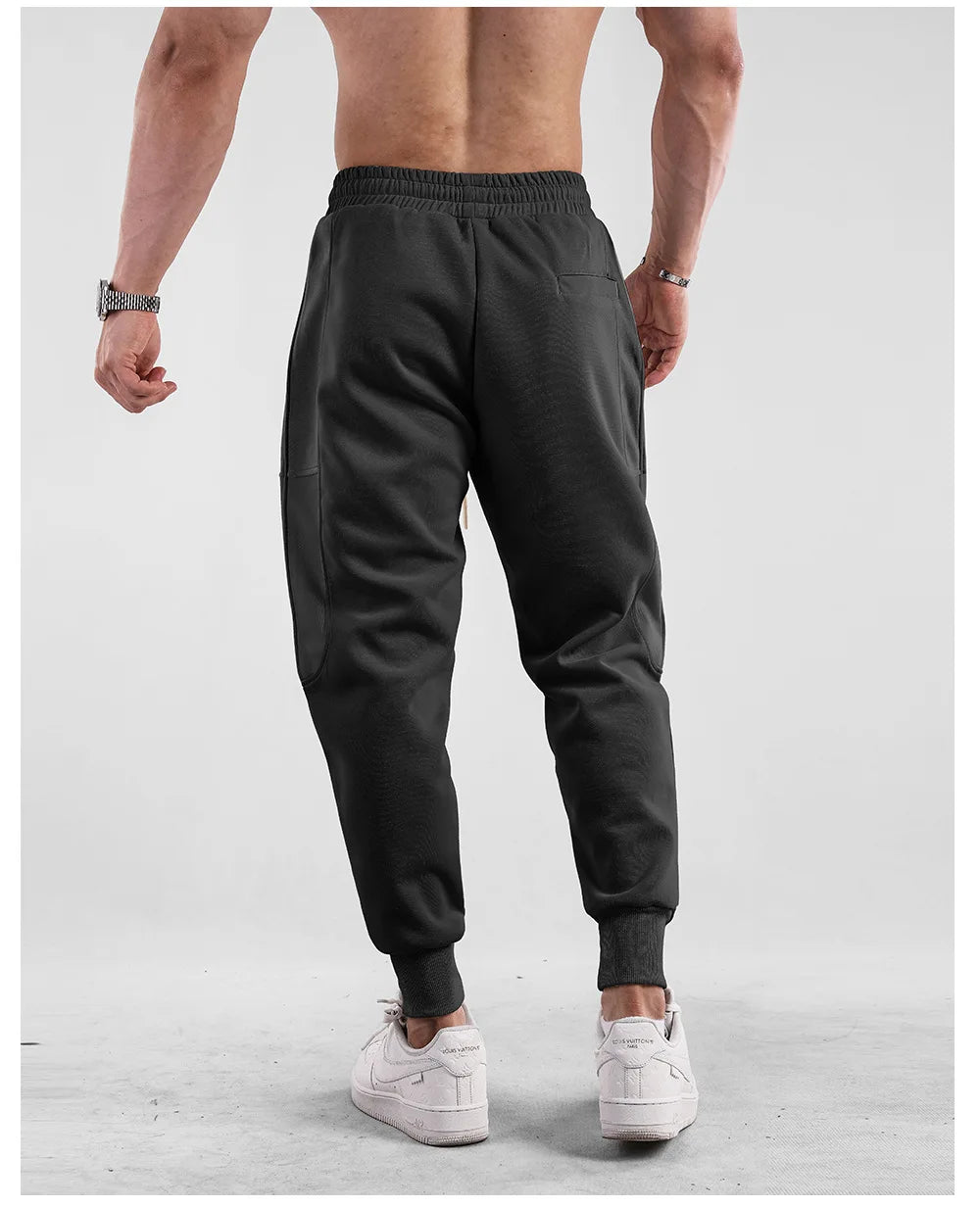 Men's Fashion Casual Pants Comfortable Running Joggers Gym Fitness Elastic Sport Training Trousers Sweatpants Bottom Man Costume