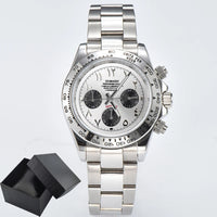 39.3mm VK63 Men's watch Arabian Dial customized Men's watch Luxury Quartz watch man VK63 Sport Chronograph Sapphire Glass watch