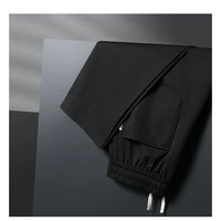 Summer Men's Elastic Waist Casual Pants Drawstring Jogger Pants Sports Wear Running Sweatpants 5XL