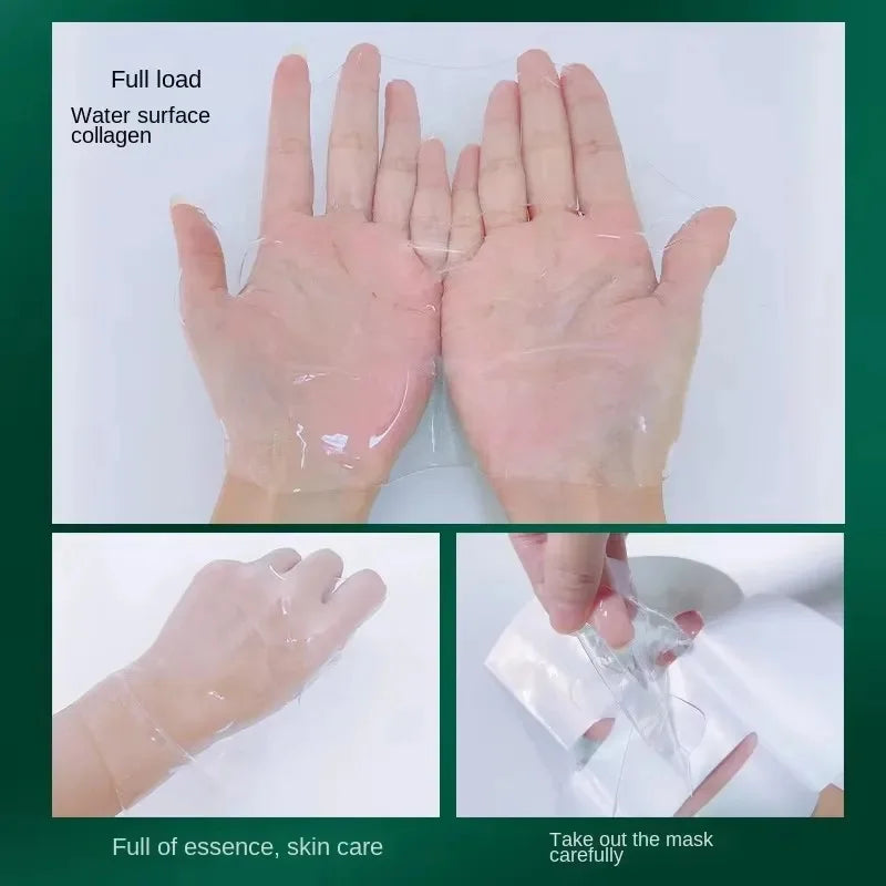 Tiktok Hot Sale Seaweed Collagen Filling Crystal Mask Replenishing Fruit Jelly Skin Transparent Mask Skin Care Masque 1/3/5/10pc