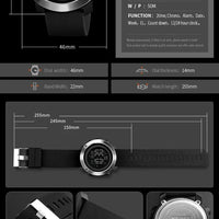 SKMEI 1426  Montre Men Alarm Clock Fashion Digital Watch Relogio Masculino Sport Watch Men Luxury Brand 5Bar Waterproof Watches
