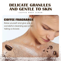Coffee Scrub Body Exfoliating Black Pigment Cleansing Elbow Underarm Knee Reduces Rough Dull Dead Skin Scrub Cleansing Cream