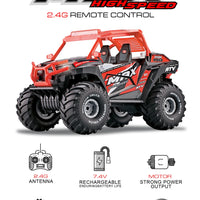 RC Car for Kids, 4WD Buggy Alloy, High Horsepower, Climbing, Rechargeable, Drop Resistant, Toys for Boys, Racing