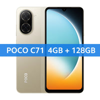 POCO C71 Global Version UNISOC T7250 processor 32MP AI dual camera Immersive 6.88” display 15W fast charging AI face unlock