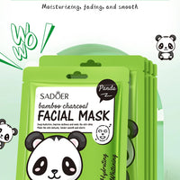 5pcs SADOER Cartoon Fresh Fruit Facial Mask Anti Wrinkle Moisturizing Soothing Brightening Hydrating Face Mask Skin Care