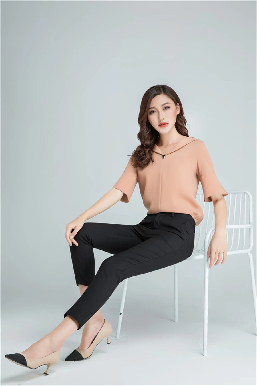 Fashion Streetwear Cute Candy Color Pencil Pants Women Stretch Cotton Slim Waist Straight Pantalones Casual Office Work Trousers