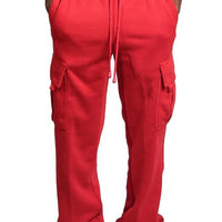 Men Cargo Loose Pants Spring Summer Male Retro Vintage Full Loose Wide Leg Pant LXDZ-ZL-5