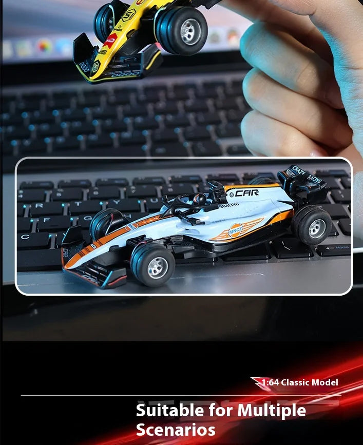 New RC car August  Product 1:64 Mini Alloy Car Model, Adjustable Lighting Formula Racing, Children's Remote Control Car